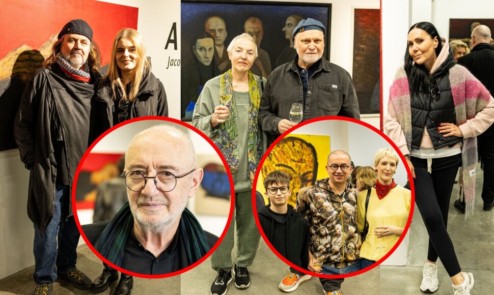A.Jacovskio parodos atidarymo svečiai