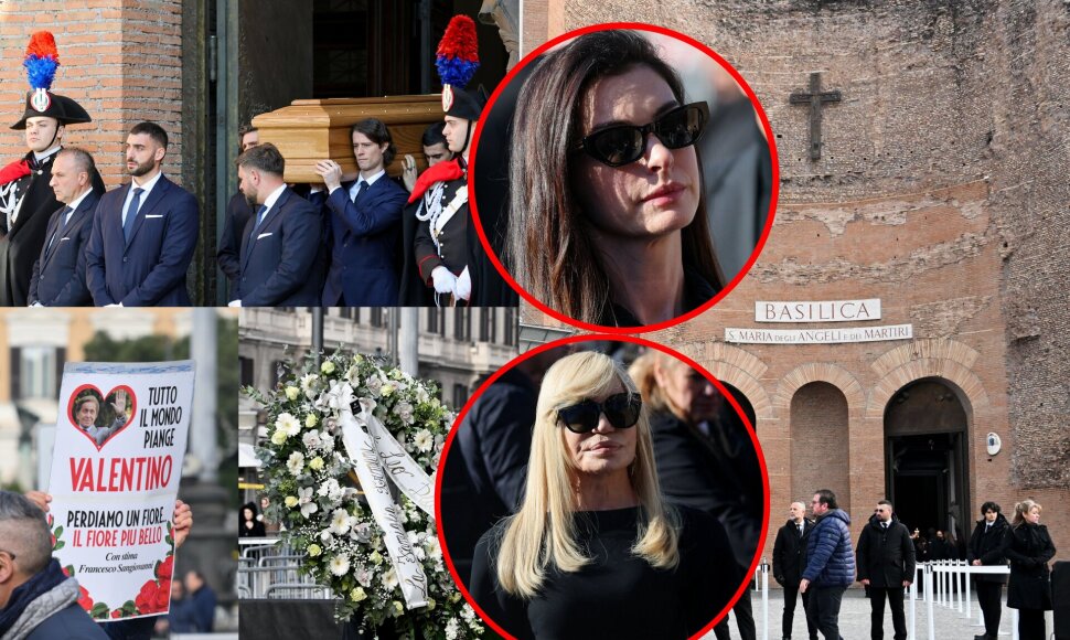 Valentino Garavani laidotuvės