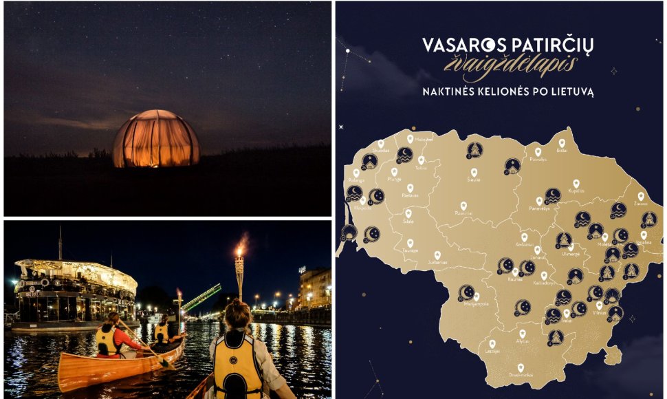 Žvaigždėlapis - naktinės vasaros kelionės Lietuvoje