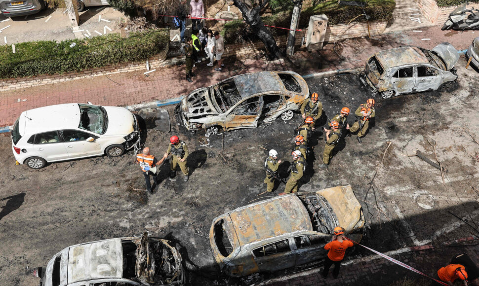 Smūgio Izraelyje padariniai / JACK GUEZ / AFP