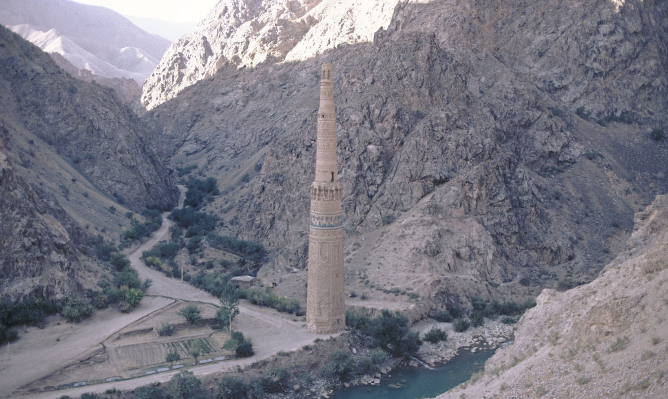 Džamo minaretas, 1978 m., Afganistanas