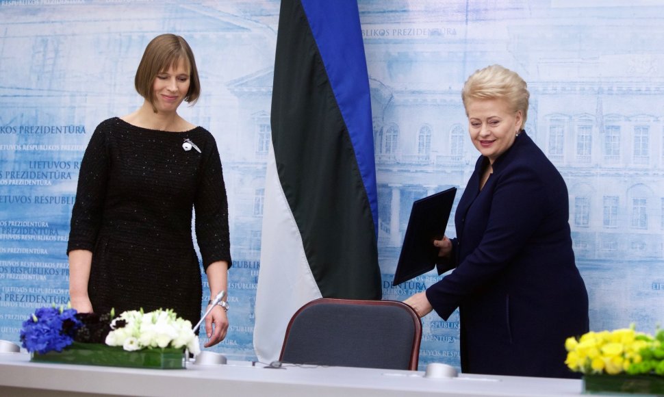 Kersti Kaljulaid ir Dalia Grybauskaitė