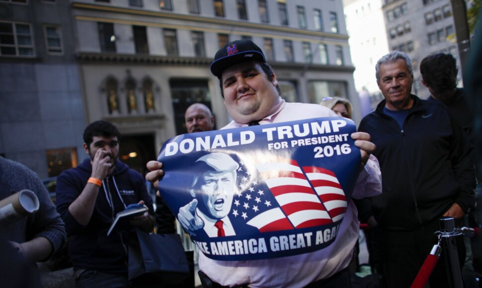 Donaldo Trumpo kandidatūrą palaikantys amerikiečiai