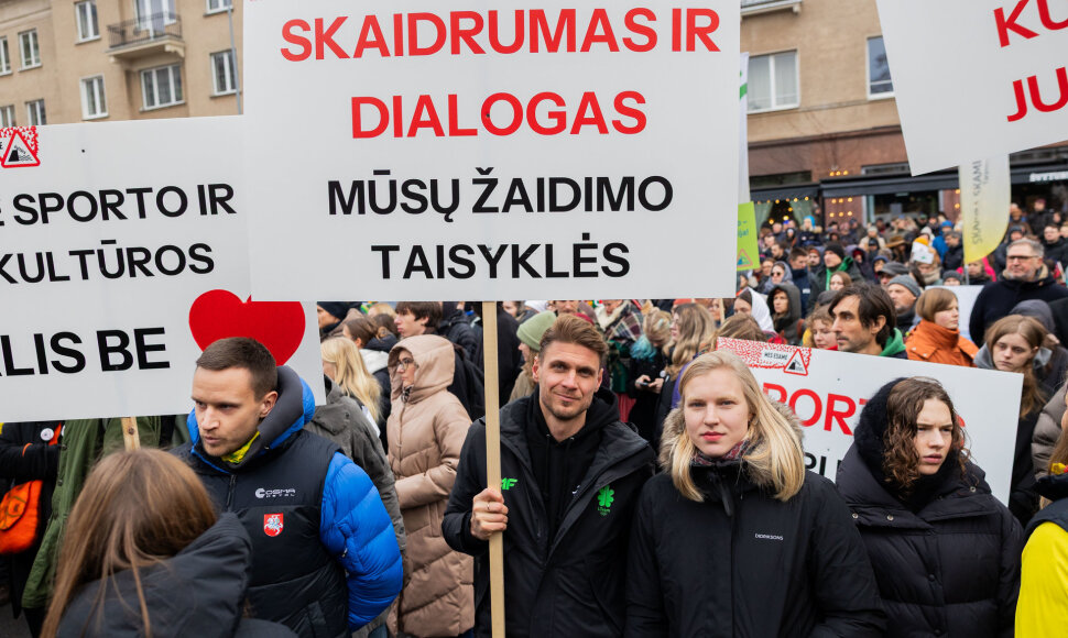Kultūros bendruomenės finalinis mitingas