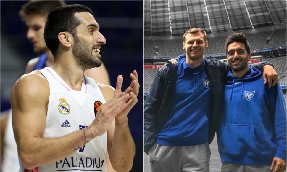 Martynas Pocius pasitinka Facundo Campazzo