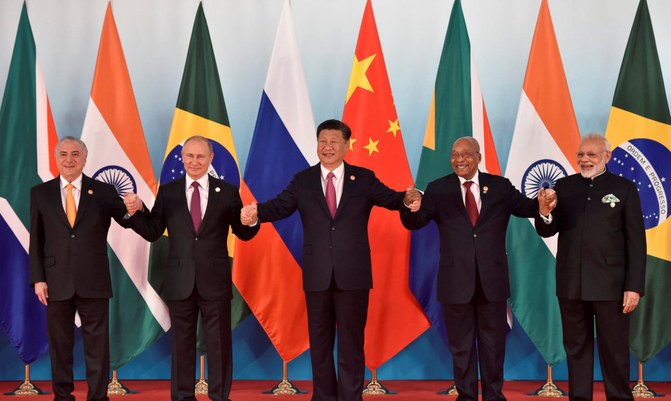 BRICS (Brazilija, Rusija, Indija, Kinija, Pietų Afrika) grupės susitikimas