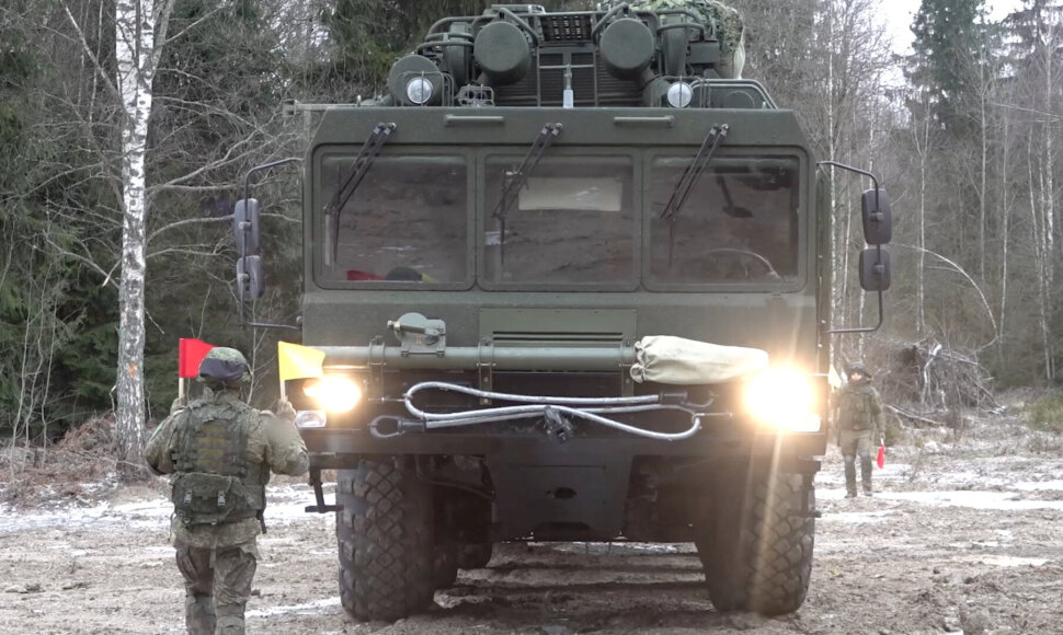 &bdquo;Ore&scaron;nik&ldquo; raketų sistema Baltarusijoje / Russian Defence Ministry / via REUTERS