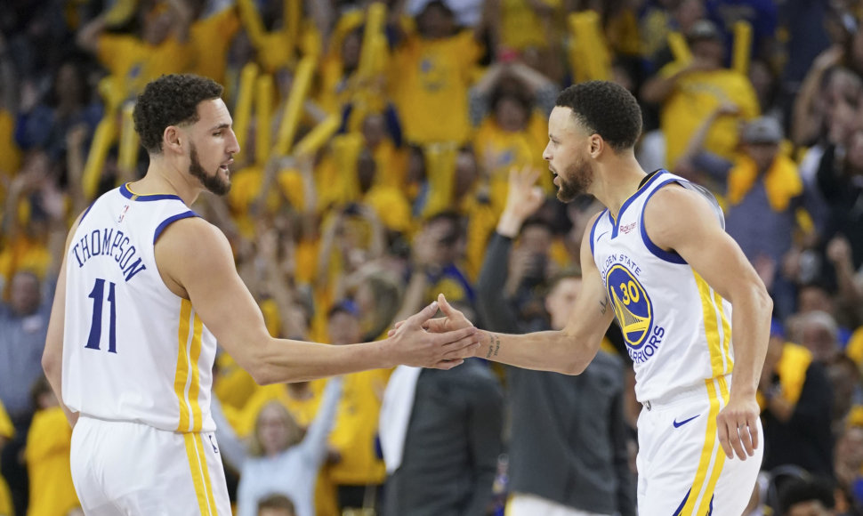 Klay Thompsonas ir Stephenas Curry