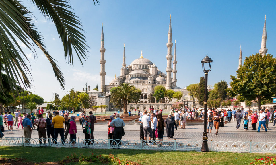 Turistai Stambule, Turkija