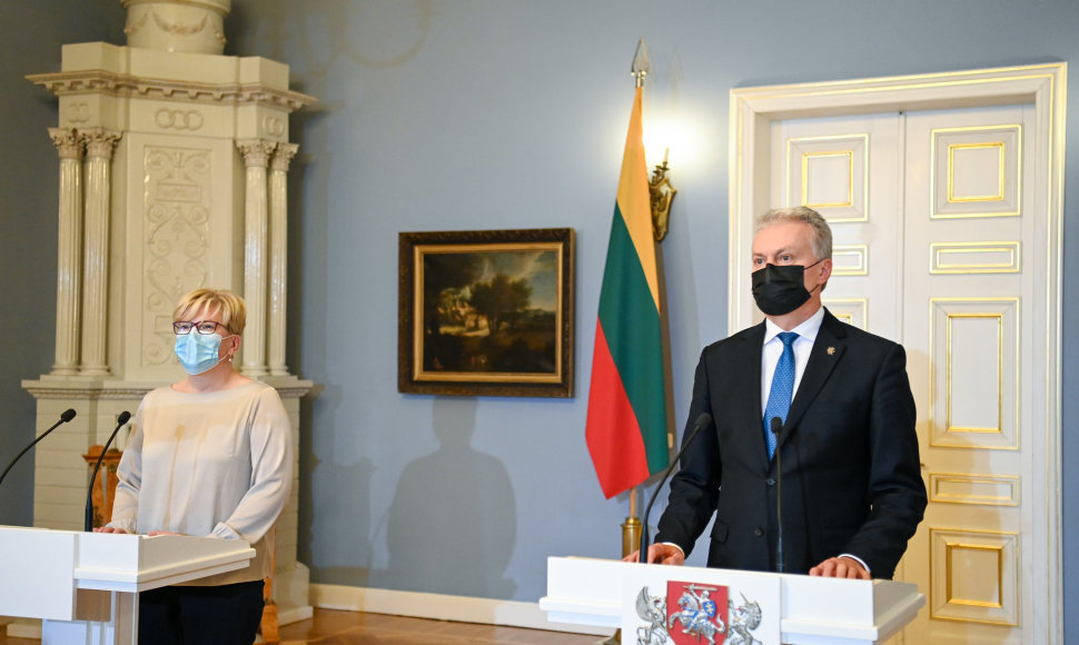 Prezidento susitikimas su paskirtąja Ministre Pirmininke Ingrida Šimonyte