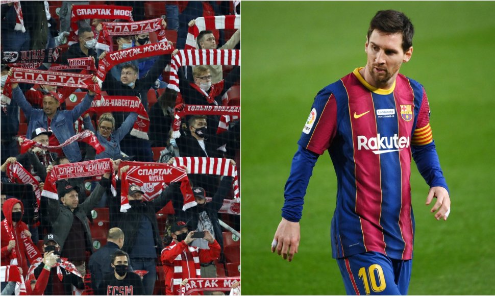 Maskvos „Spartak“ klubas pabandė prisivilioti Lionelį Messi