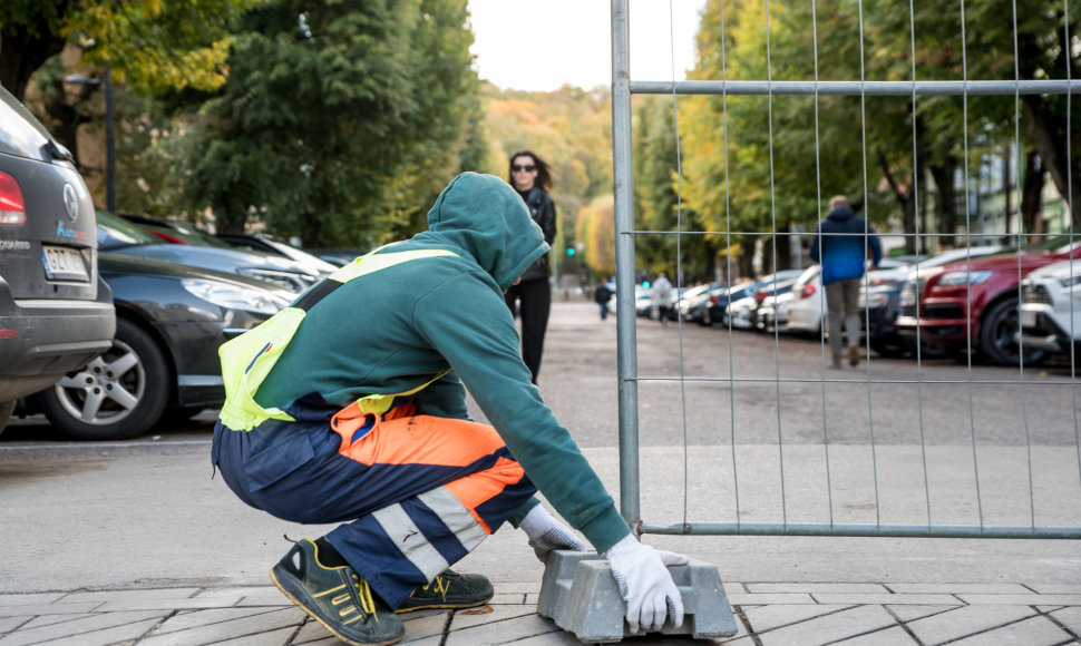 Paruošiamieji darbai Laisvės alėjos tęsinyje