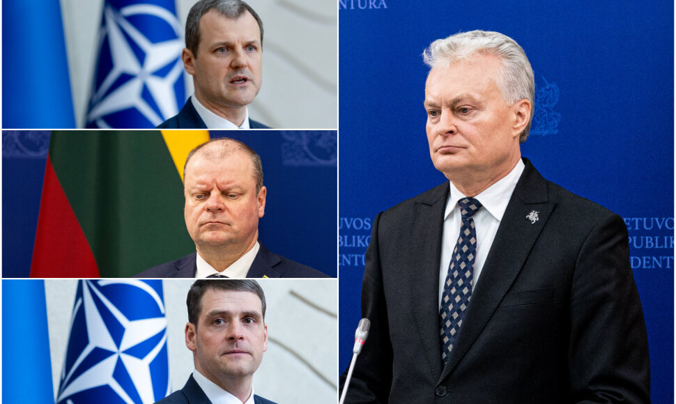 Gitanas Nausėda, Gintautas Paluckas, Saulius Skvernelis, Remigijus Žemaitaitis