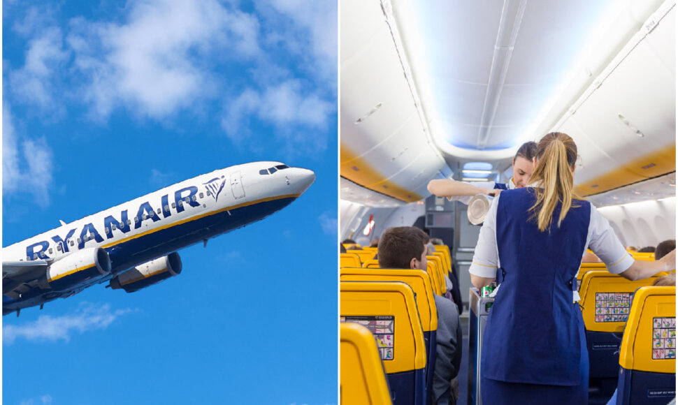 „Ryanair“ lėktuve siautėjo girta keleivė.