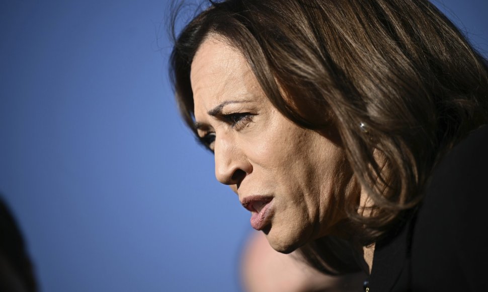 JAV demokratų kandidatė į prezidentus Kamala Harris / Brendan Smialowski / AP