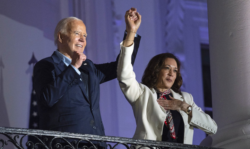 JAV prezidentas Joe Bidenas ir viceprezidentė Kamala Harris