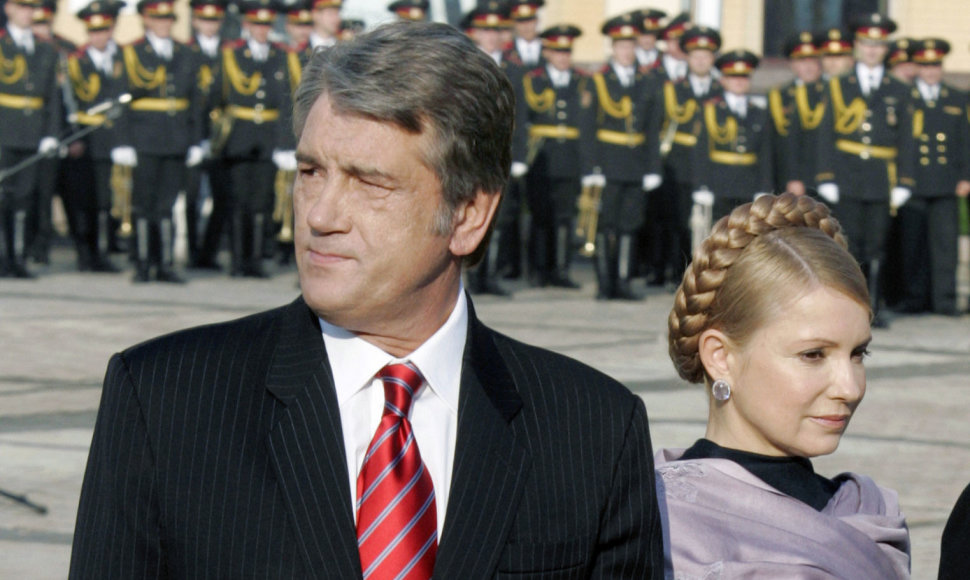 Viktoras Juščenka ir Julija Tymošenko