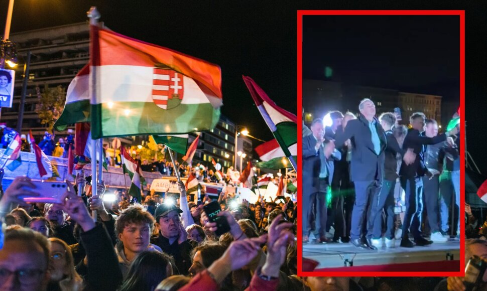 Rinkimų naktis Vengrijoje