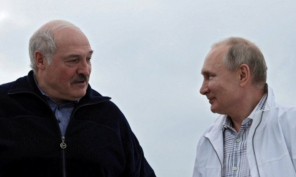 Aliaksandras Lukašenka ir Vladimiras Putina
