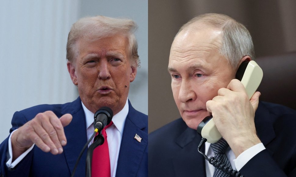 Donaldas Trumpas ir Vladimiras Putinas