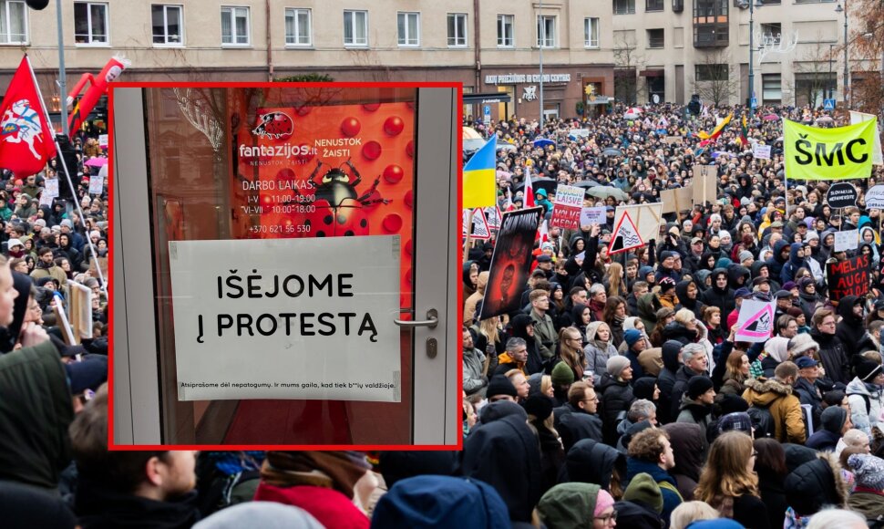 „Fantazijos.lt“, protestas „Šalin rankas nuo laisvo žodžio“