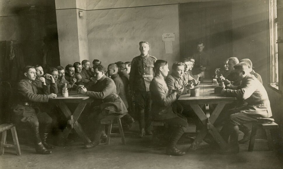 Lietuvos kariuomenės arklių depo kareivių valgykla, ~1920&ndash;1922 m.