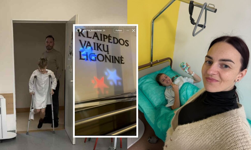 Gražina ir Juozas Butnoriai su dukra ir sūnum