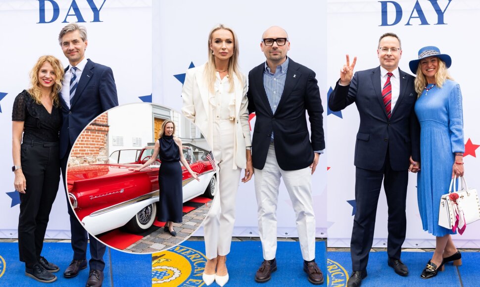 JAV nepriklausomybės dienos minėjimas Valdovų rūmų kieme
