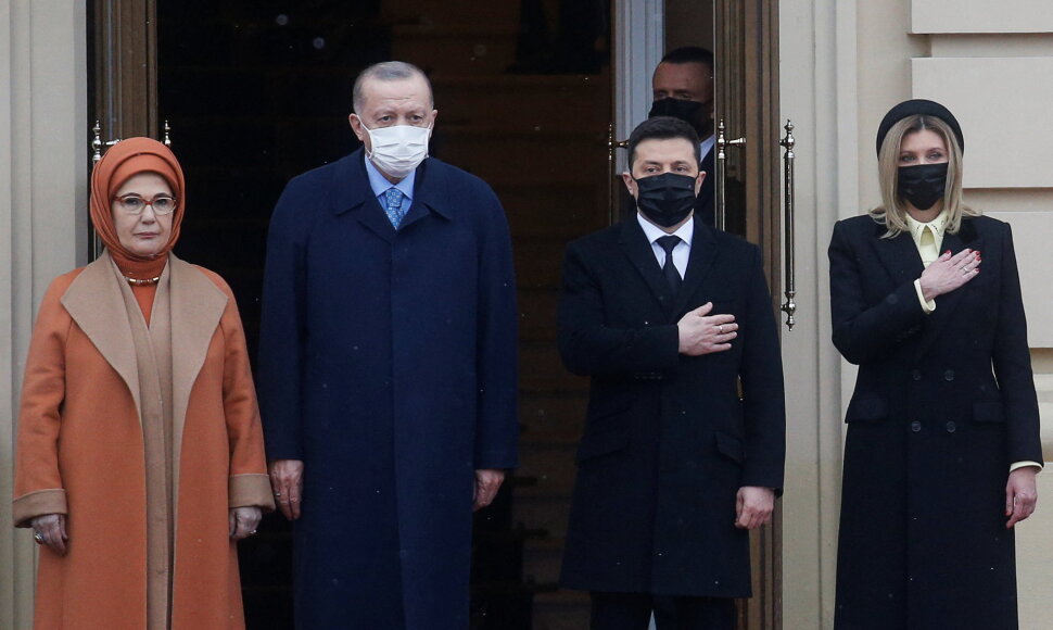 Recepas Tayyipas Erdoganas ir Volodymyras Zelenskis