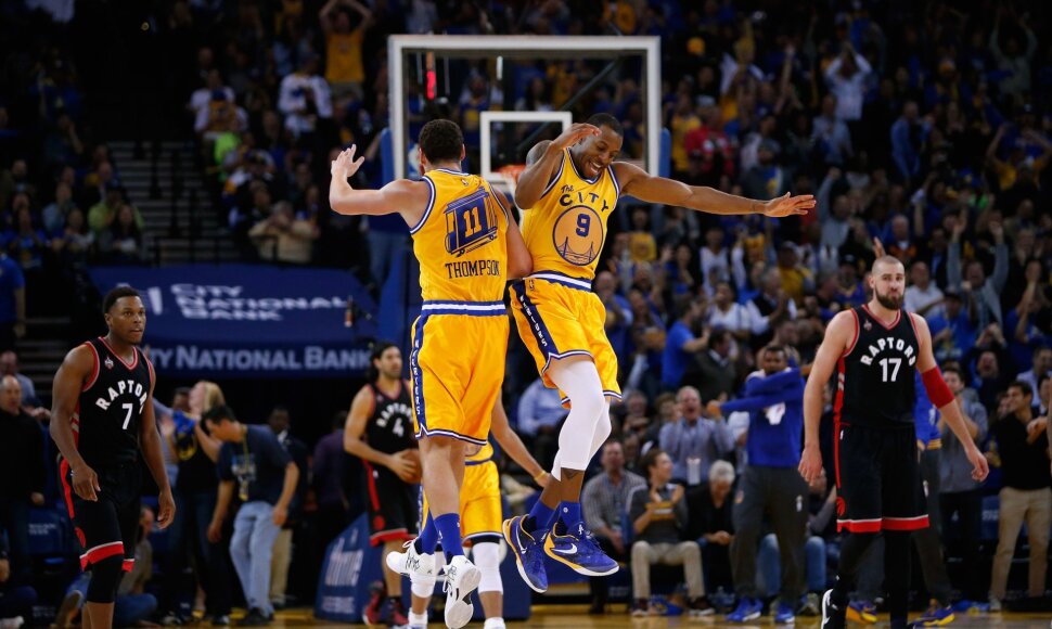 Klay Thompsonas ir Andre Iguodala