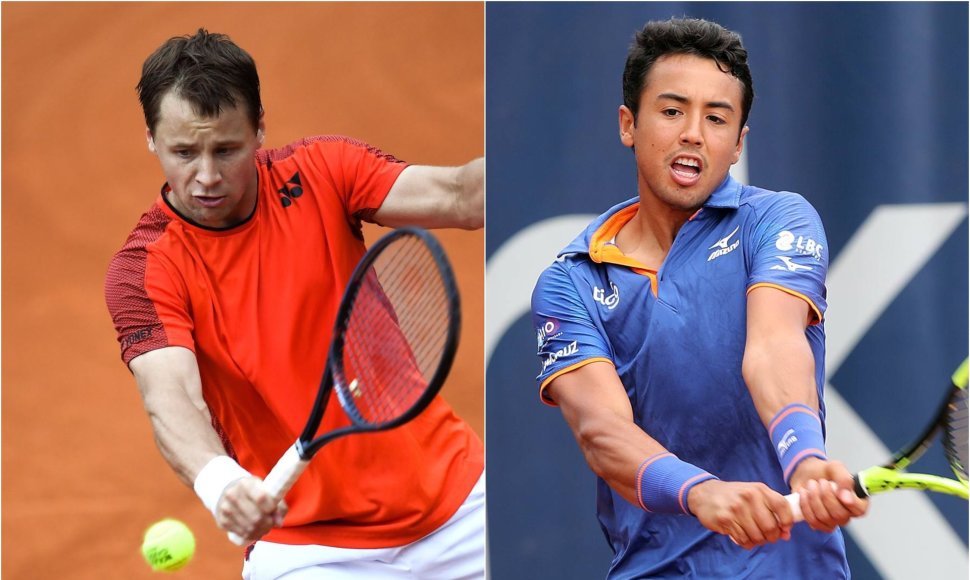 Ričardas Berankis ir Hugo Dellienas