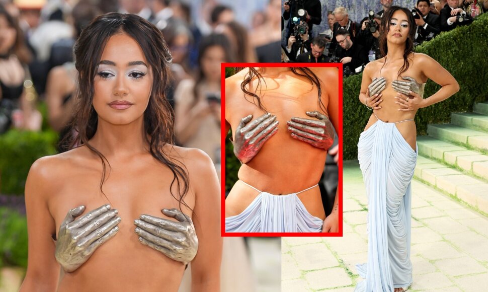 L&eacute;na Mahfouf &bdquo;Met Gala&ldquo; įvaizdis
