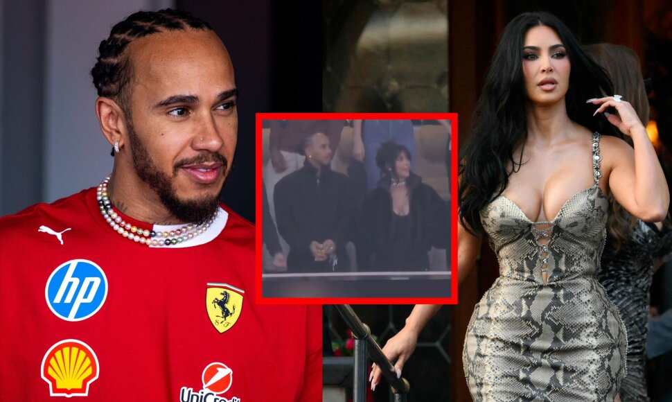 Kim Kardashian ir Lewisas Hamiltonas
