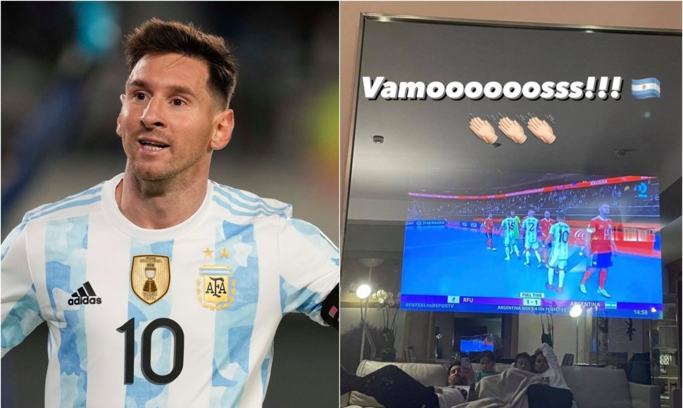 Lionelis Messi stebi Lietuvoje vykstantį pasaulio čempionatą