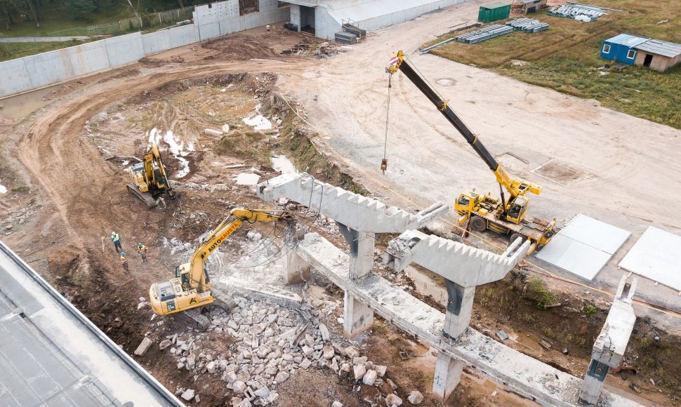 Rekonstruojamas Kauno S.Dariaus ir S.Girėno stadionas