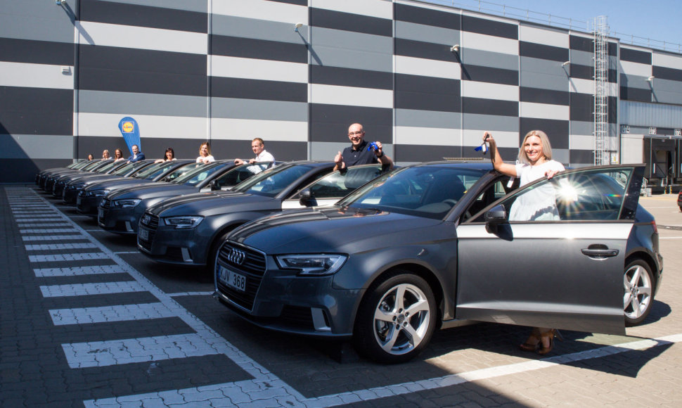 „Lild“ parduotuvių vadovams įteikė naujas „Audi“