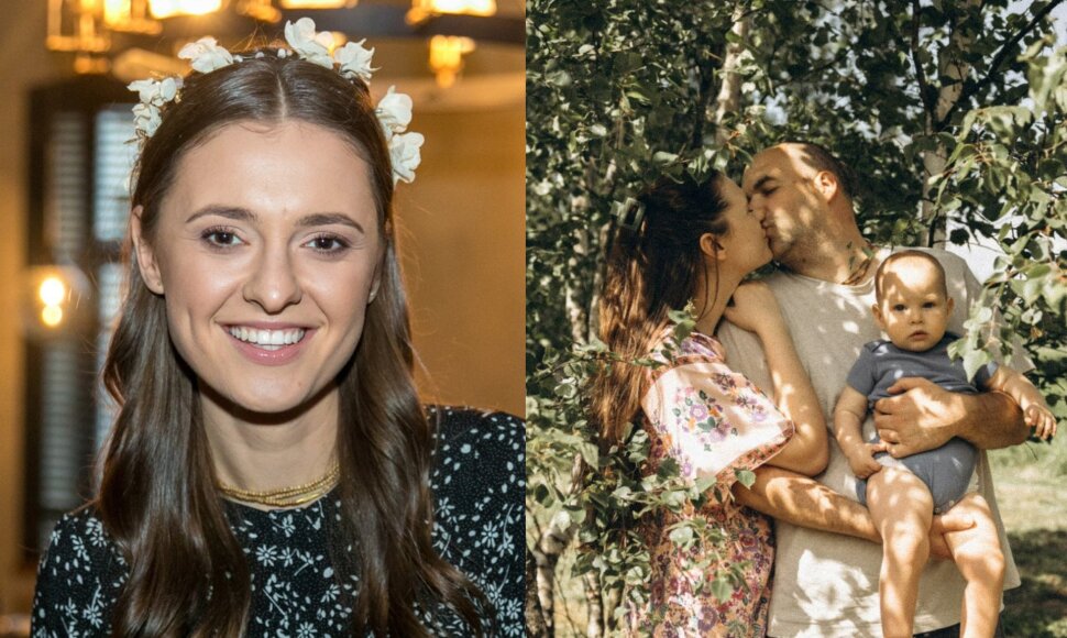 Ieva Zasimauskaitė su šeima
