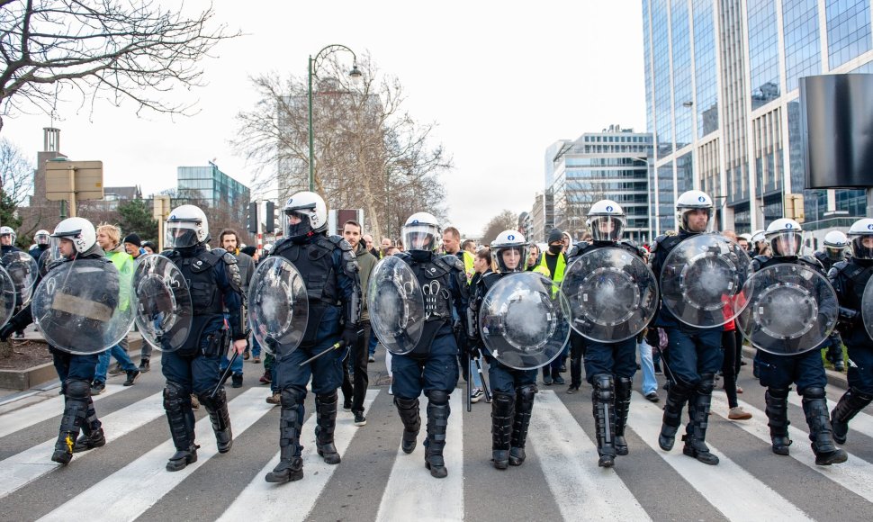 Protestas Briuselyje