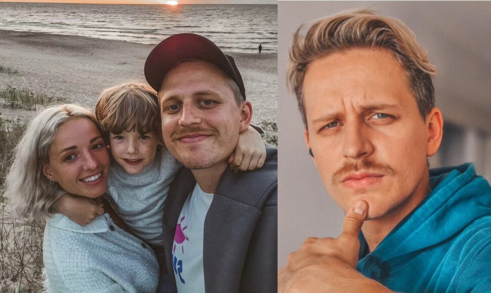 Žygimantas Gečas su &scaron;eima