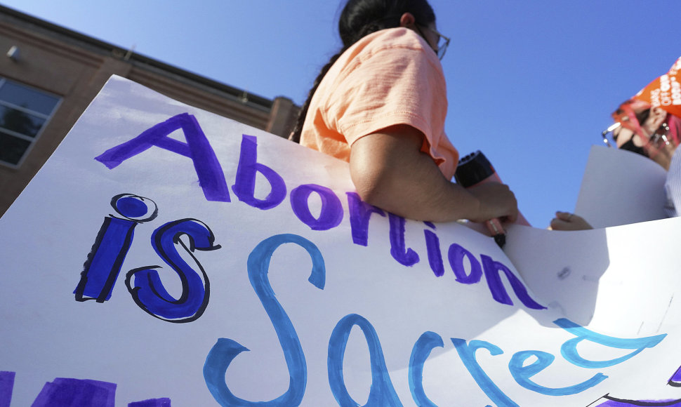 Protestas prieš Teksaso abortų įstatymą