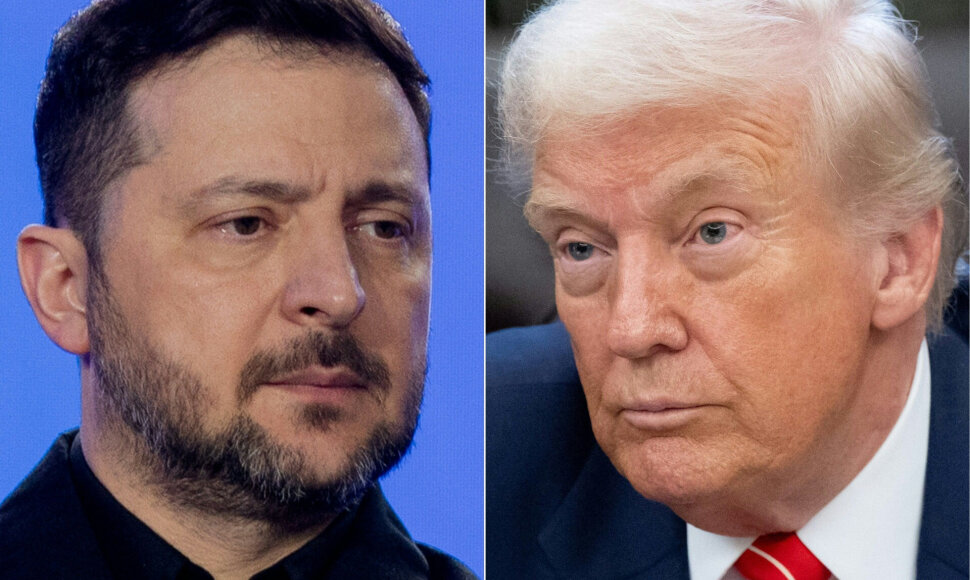 Volodymyras Zelenskis, Donaldas Trumpas / AFP