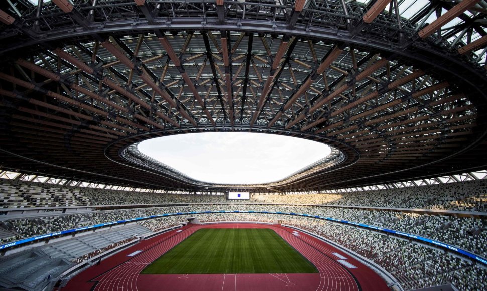 Tokijuje oficialiai atidarytas pagrindinis 2020 metų olimpinių žaidynių stadionas