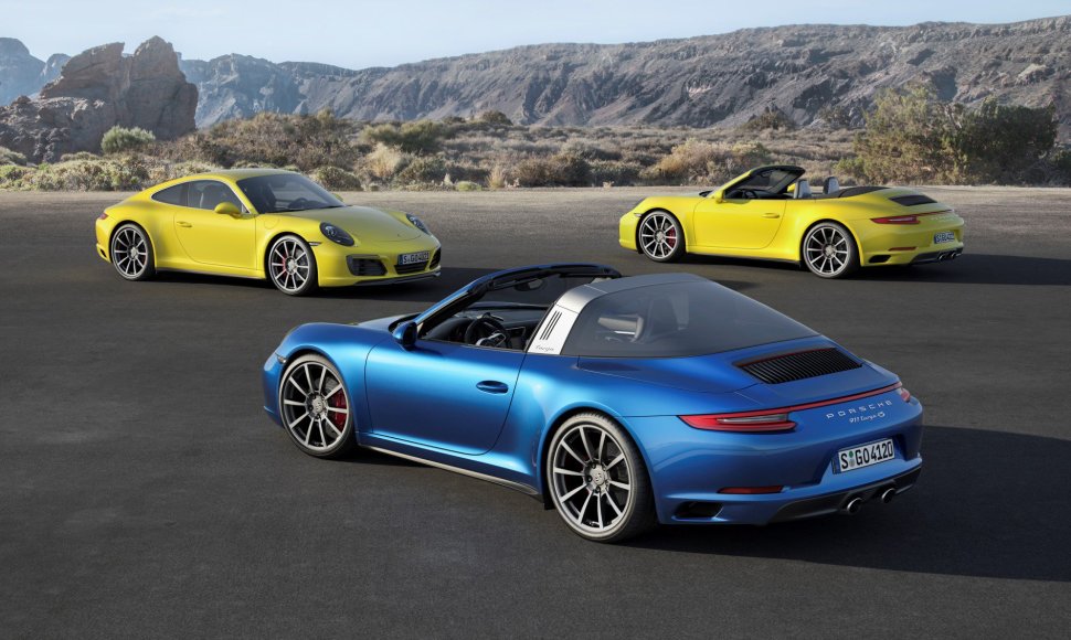 „Porsche“ modeliai su keturių varomųjų ratų sistema