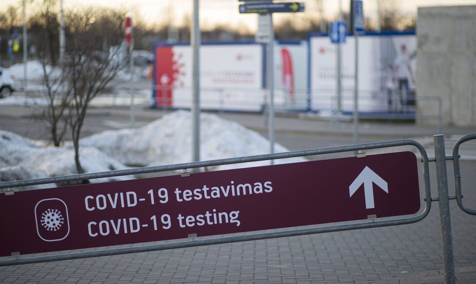 Covid-19 patikros punktas Vilniaus oro uoste