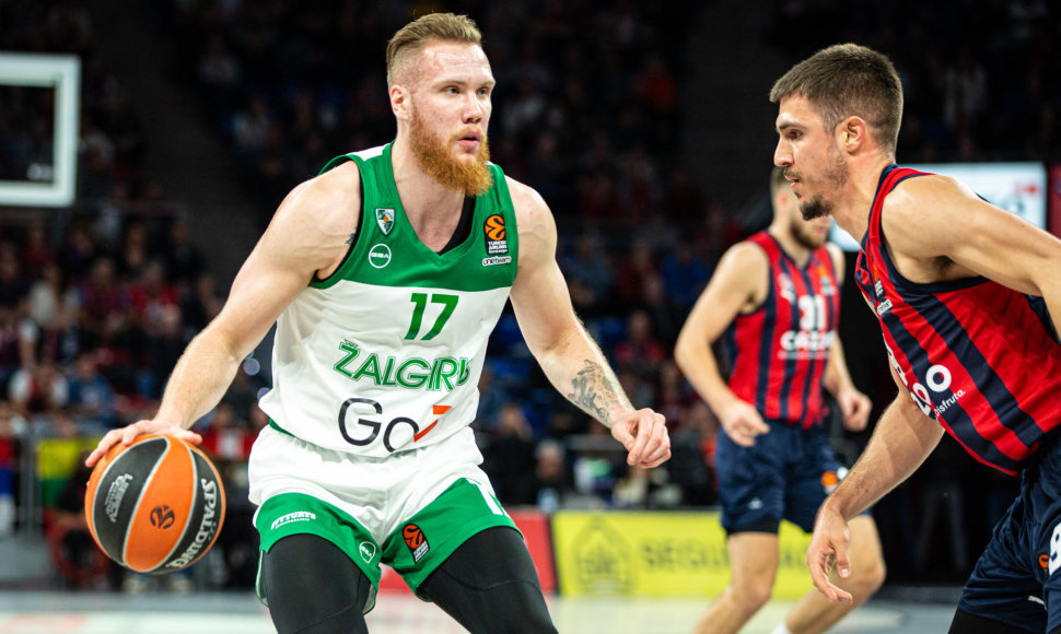 Eurolygos rungtynėse „Baskonia“ įveikė „Žalgirį“. Ignas Brazdeikis