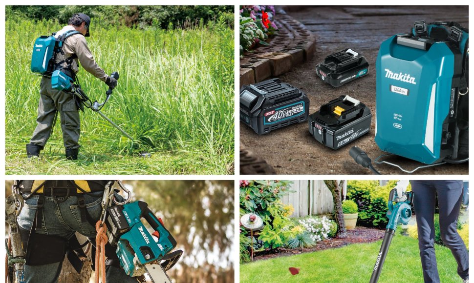 „Makita“ įrankiai – jūsų sodo ir remonto darbams