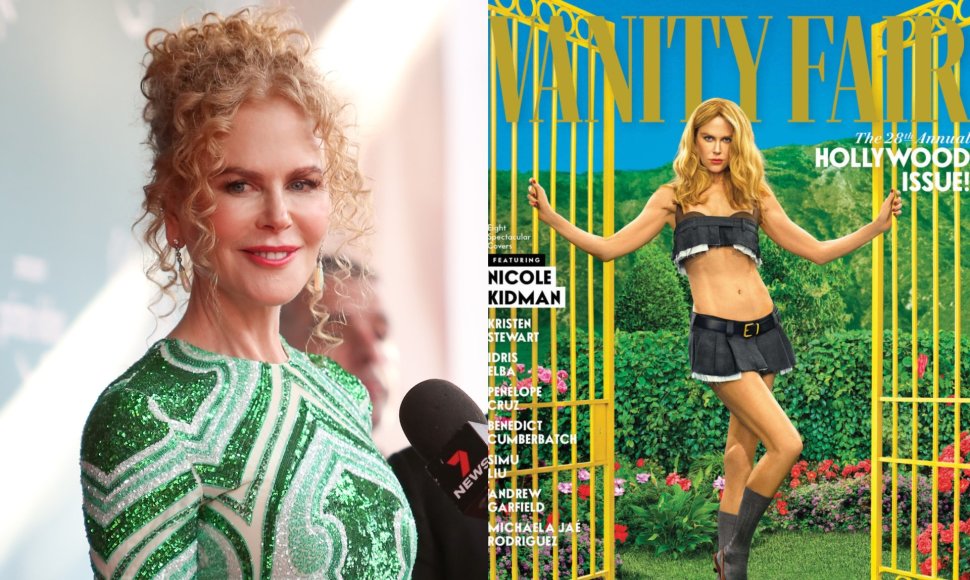  Nicole Kidman ant „Vanity Fair“ viršelio