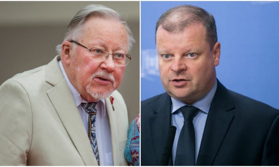 Vytautas Landsbergis ir Saulius Skvernelis