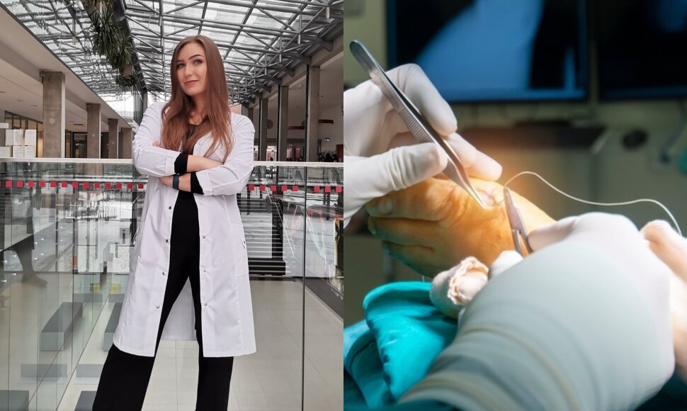 Ortopedijos traumatologijos gydytoja rezidentė Karolina Staškevičiūtė