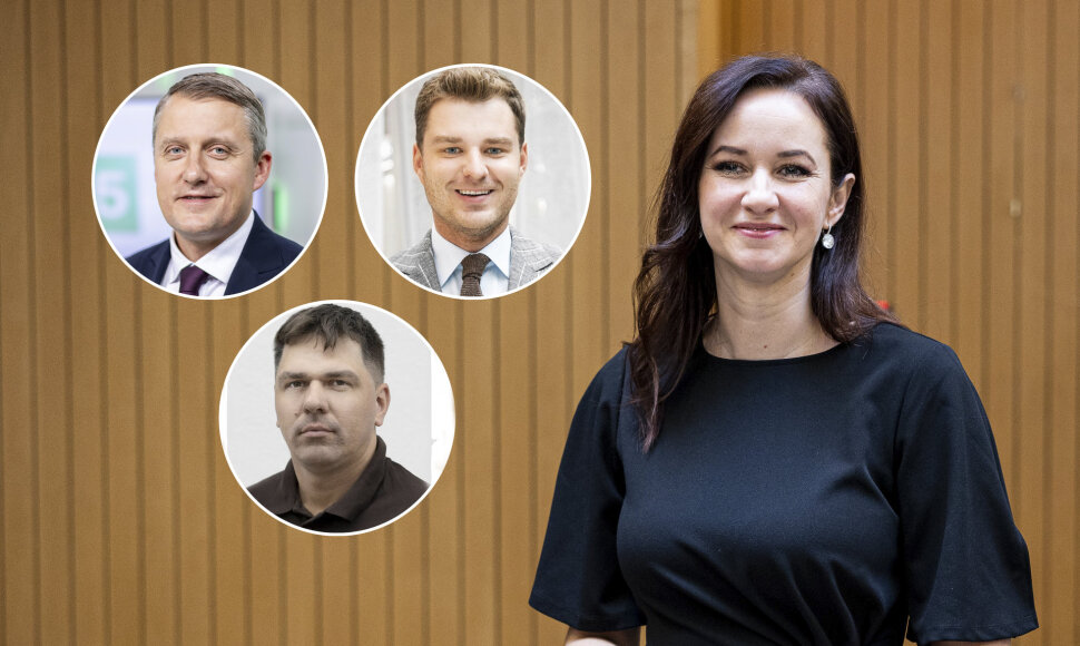 Žygimantas Vaičiūnas, Kastytis Žuromskas, Ignotas Adomavičius ir Inga Ruginienė